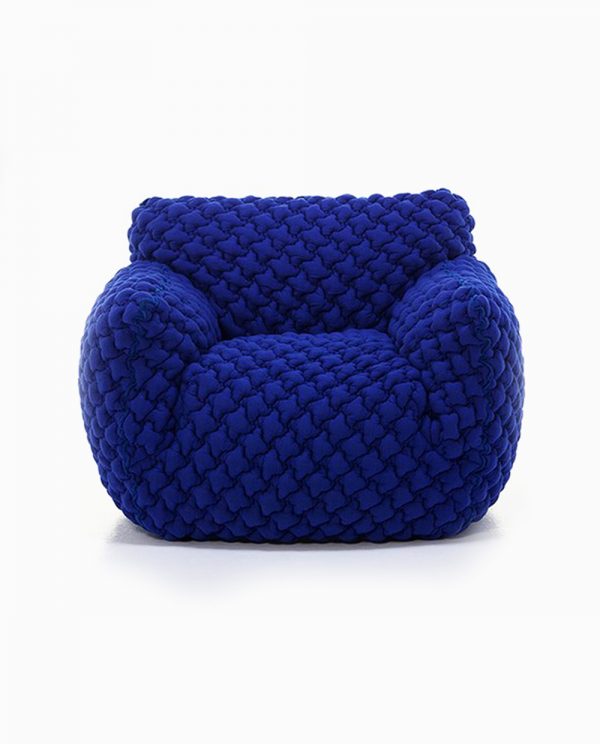 Blue Fatty Sofa Single 5