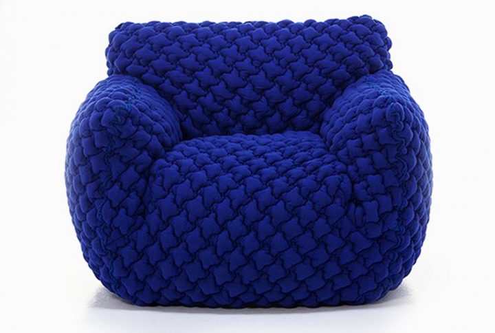 Blue Fatty Sofa Single 5