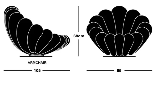 Anemone-Swivel-Chair -measurement