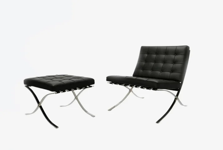 Barcelona Chair and Ottoman main img