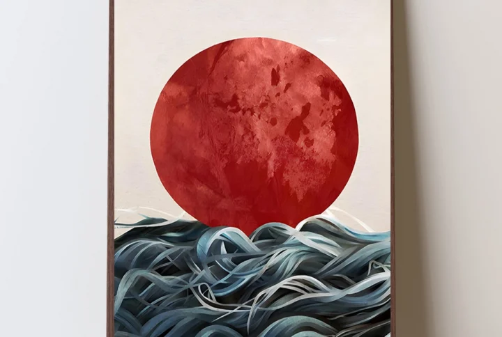 Sunrise in Japan canvas art