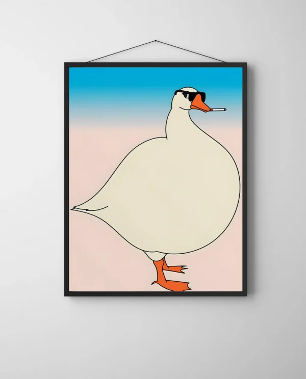 goose canvas art