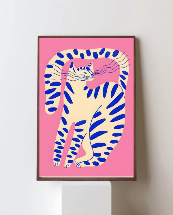 tiger cat canvas art