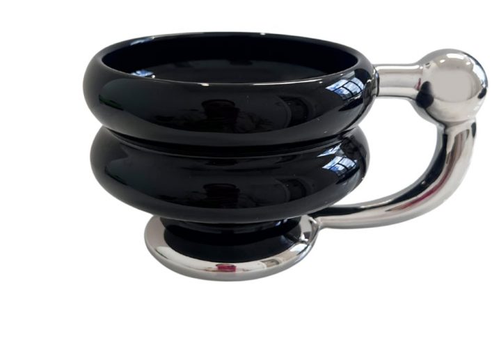 Black Contrast Coffee Cup 1