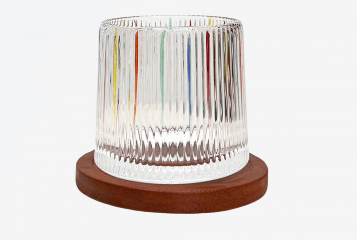 Rotating whiskey glass crystal glass wine glass decompression cup not inverted gyroscope cup 2