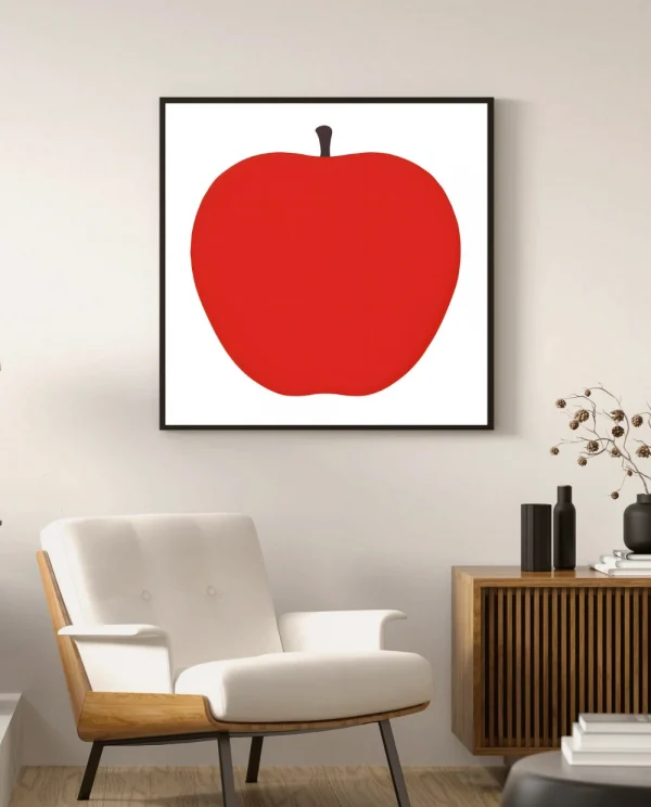 Bold Apple wallart
