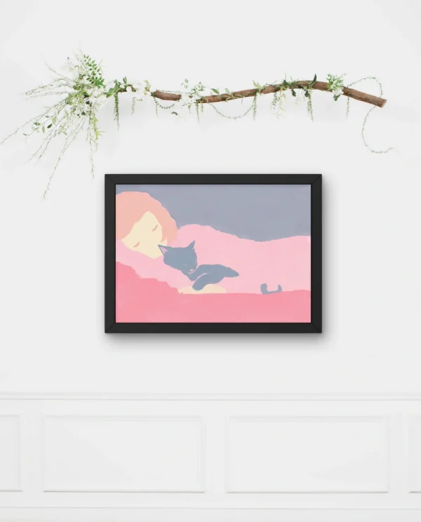 Black and Gray Minimalist Photo Frame Mockup Instagram Post
