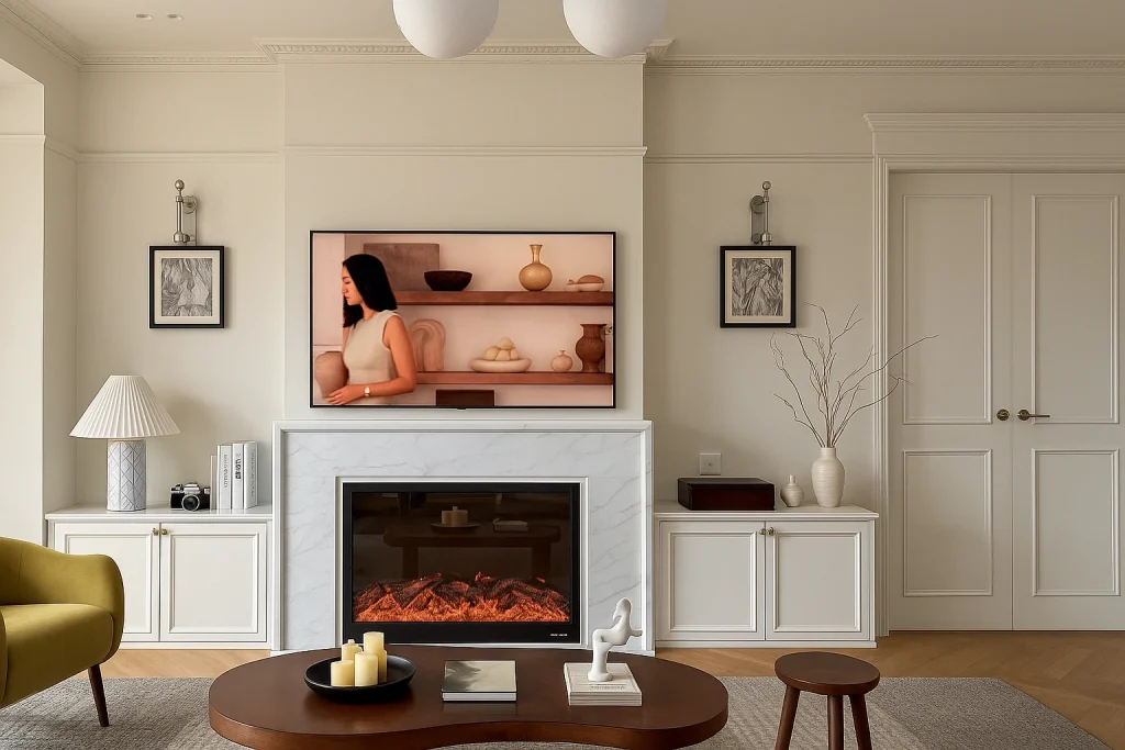 Wall-Mounted TV