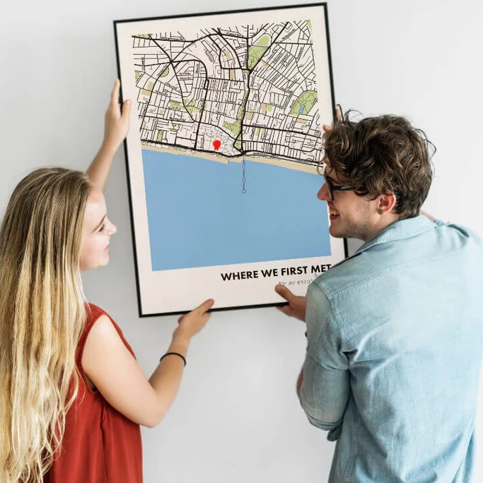 custom map where we first met couple holding square small 1 copy