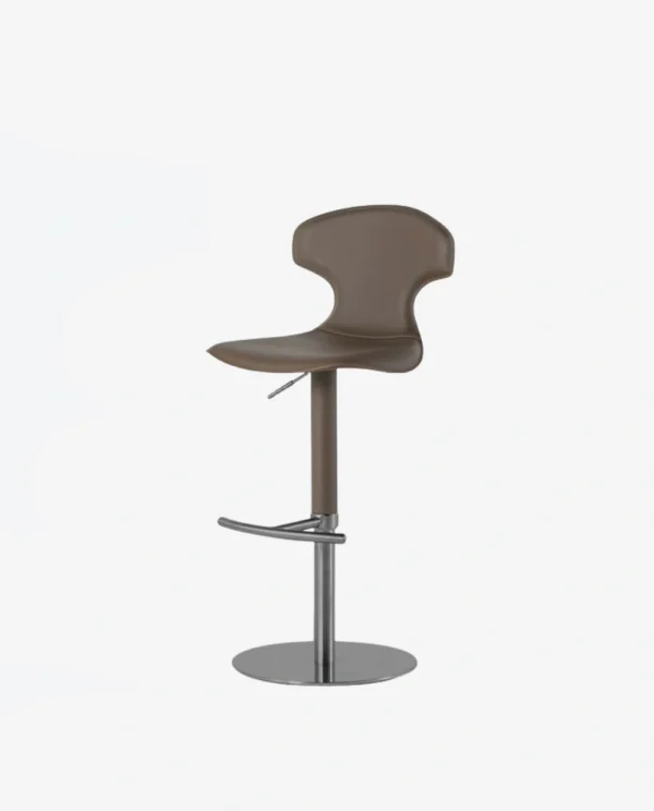 saddle leather bar stool 1