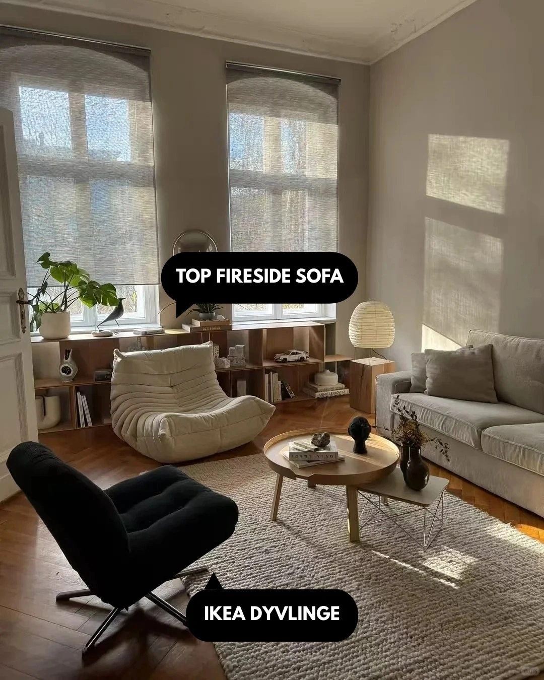 TOP FIRESIDE SOFA-paired-with-IKEA DYVLINGE