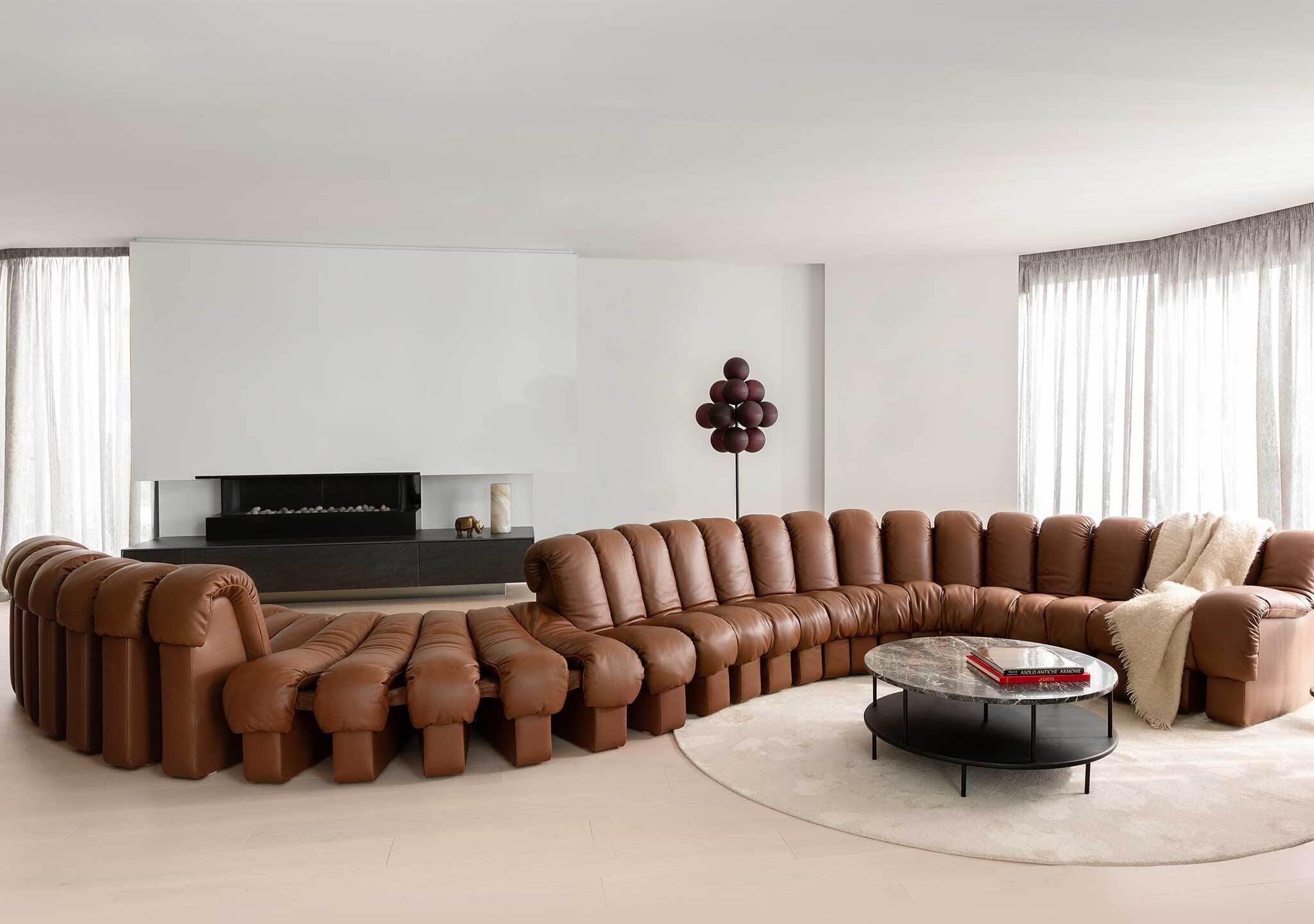 Styled home interior design concept with premium furniture